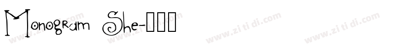 Monogram She字体转换